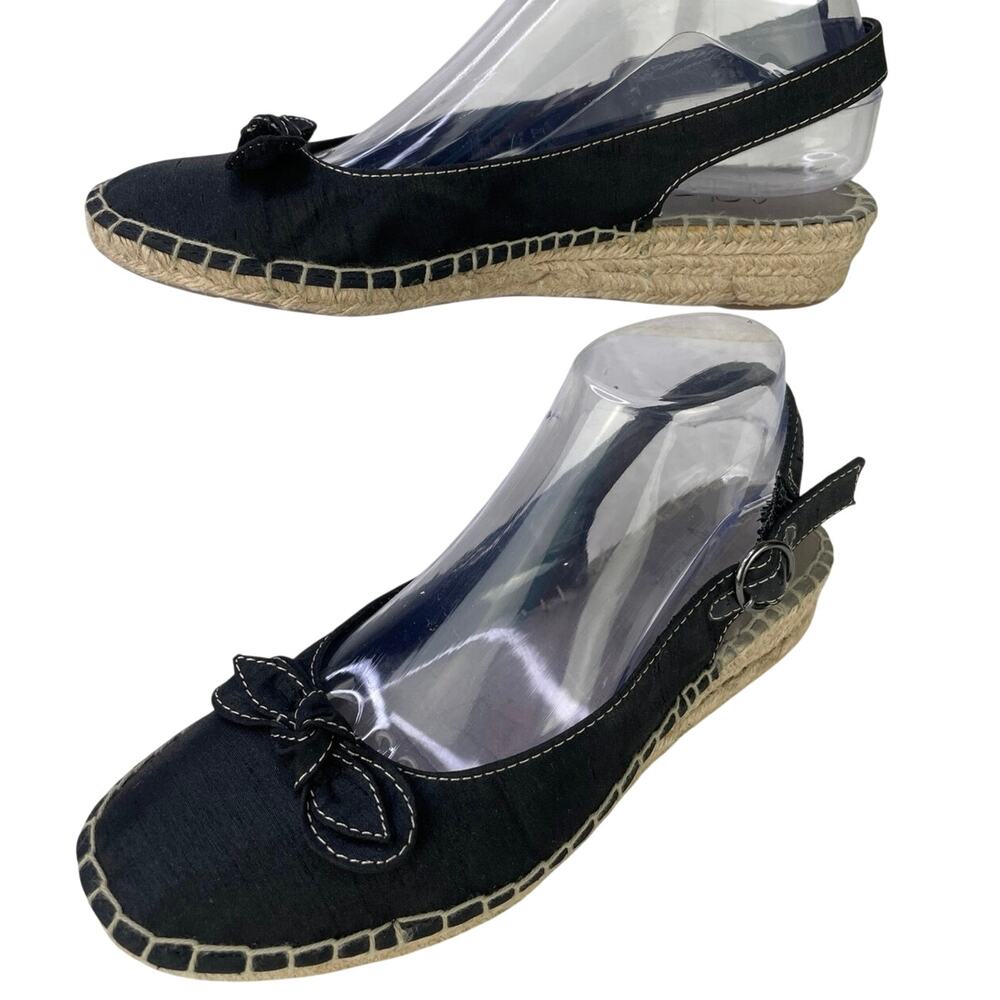 Life Stride Women Rica Too Espadrille Slingback Sandal Bow Toe *Fair Read* S 7.5